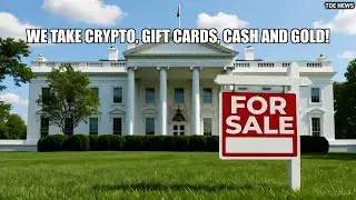 WHITE HOUSE FOR SALE! We Take Crypto, Gift Cards, Cash and Gold!