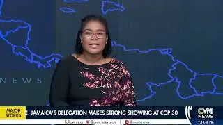 Jamaica's Delegation Makes A Strong Showing At COP 26 |CVM News | CVM Television Jamaica