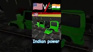 America vs india car 😱 Indian power likes#CD #MOST #GAMER #trending #gaming #shorts 😱