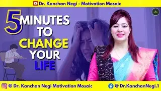 How to overcome any problem in just 5 minutes - #motivation #dr_kanchan_negi #trending #viralvideo