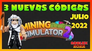 💎3 NUEVOS CODIGOS de MINING SIMULATOR 2 💎 Julio 2022 💎 Codes Roblox💎  EMiLiOR