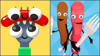 Fork n Sausage VS Sausage Fight - All Levels SpeedRun ep 1