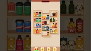 Goods Puzzle : Sort Challenge- Gameplay Walkthrough🍟🍕🫜🍦🧁🍰🎂