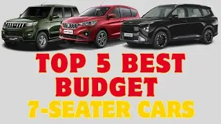 Top 5 Best Budget 7-Seater Cars 2025 | Affordable Family Cars | Features & Specifications | Telugu |
