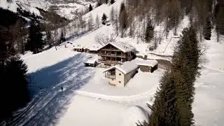 Drone Cesa del louf chalet Dolomiti