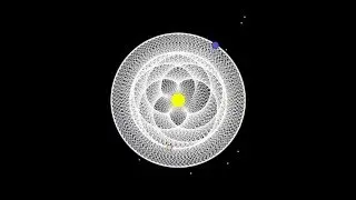 Earth 🌏 and Venus orbiting the sun 🌞 create this pattern