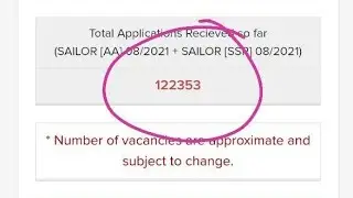 Navy SSR / AA Total From Apply ..? / Must Watch // एक बड़ी अपडेट के साथ