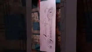 My drawing car pagani