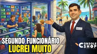 CONTRATEI O SEGUNDO FUNCION&Aacute;RIO E LUCREI MUITO 💰 CONSOLE SHOP SIMULATOR