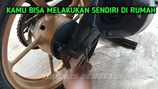 Cara setel rantai motor sendiri di rumah