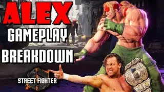 Alex has become the Greatest Wrestler Ever!? - Street Fighter 6 Gameplay Trailer Breakdown