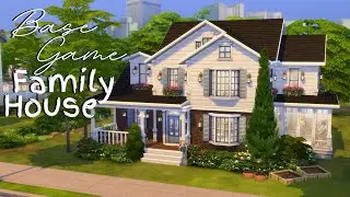 Base Game Family House 🌼 // The Sims 4: Speed Build