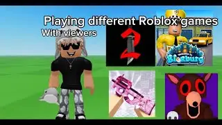 Playing different Roblox games with viewers