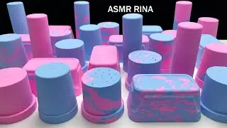 ASMR crunchy baking soda 💖+💙