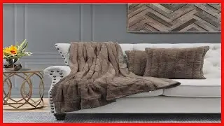 Experience Ultimate Comfort with Rabbit Faux Fur Throws and Pillow Sets