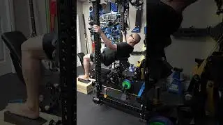 Hip Thrust using DIY Chimera Bench #homeworkout #diygym #garagegym