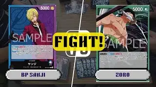 BP Sanji (サンジ) vs. Green Zoro (ゾロ) | One Piece TCG
