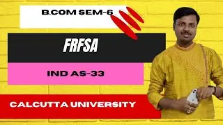 2nd Revision Class  || Ind AS-33 || Basic EPS and Dilutated EPS || FRFSA || B.Com 6th Sem ||