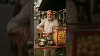 Modi pani puri bech rhe hai😱|#shorts #shortsfeed #pmmodi #modi #viral #viralvideo #ai #funny #comedy