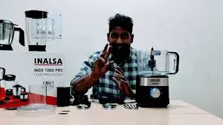 Inalsa Inox 1000 pro Food Processor | easy to use | 9 in 1 function