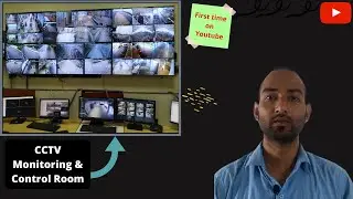 cctv control room tour |  cctv monitoring system | cctv videowall and wall monitor | PandeyTechTalks