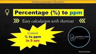 Как перевести проценты в ppm (простой способ) | Как рассчитать ppm
