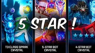 EPIC 5 STAR BOT CRYSTAL OPENING!  - Transformers: Forged To Fight