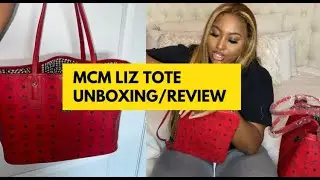 MCM MEDIUM REVERSIBLE LIZ TOTE UNBOXING AND REVIEW | MONTANA NOELLE