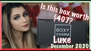 BOXYLUXE DECEMBER 2020 UNBOXING|BOXYCHARM