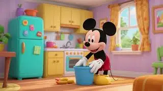 Mickey Helping at Home Song 🏡 | Chores & Kindness for Kids | Family Fun Song