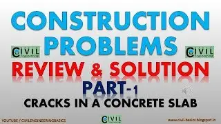 CRACKS IN CONCRETE SLAB || CONSTRUCTION PROBLEM REVIEW AND SOLUTION