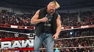 Brock Lesnar destruye a Oba Femi? - Raw 19 de Enero 2026 - WWE en español