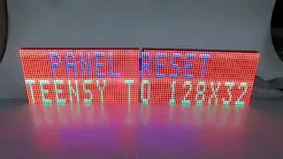 Teensy with SmartMatrix displaying Text