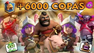 &iexcl; MONTAPUERCO 2.6 VS GOLEM ! PARTIDAS &Eacute;PICAS EN +6000 COPAS - CLASH ROYALE