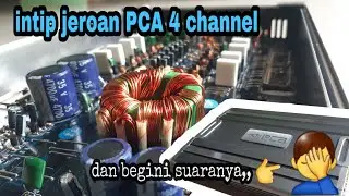 Tes power PCA 4 channel dan intip jeroannya || mos 4.175