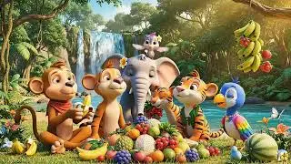 Jungle Friends&rsquo; Paradise 🌿🐒🦁 | 3D Animal Cartoon Adventure for Kids & Family Fun