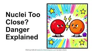 Why can atomic nuclei not be too close together?