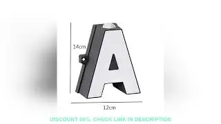 14CM Luminous LED Letter Night Light Sign 26 English Alphabet DIY Lamp for Company Wedding Diwali Ro
