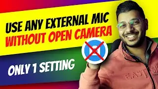 How to connect/use External Mic without Open Camera App in OnePlus, Realme & Redmi using Maono mic
