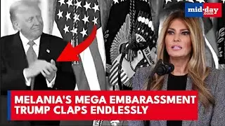 CAUGHT ON CAM: Melania Goes FROST-COLD As Trump&rsquo;s Oval Office Clapfest Explodes | WATCH