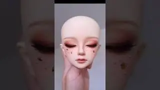#Shorts | Little Monica Innocent Kliff Transformation | BJD Faceup Process
