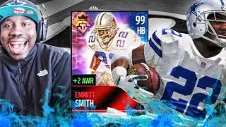 UNLOCKED 99 EMMITT SMITH! Madden NFL 16 Mobile Gameplay