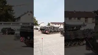 Leopard 2 Recovery Vehicle Engine Revving 🔊