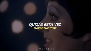 Liza Minnelli | Maybe This Time (From Cabaret) [Subtitulado Espa&ntilde;ol/Lyrics]