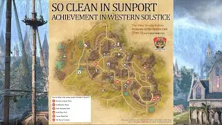 Western Solstice - So Clean in Sunport Achievement - The Elder Scrolls Online (ESO)