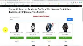 Amazon product search from your website