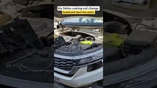 How to Change Ac Cooling Coil  ? Kia Seltos Dashboard Open Cooling Coil Replace  ? #shorts #viral