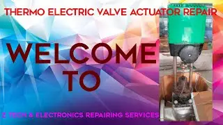 Thermo electric valve actuator repair in bangla.Reggiani Rotary printing mc electric valve repair