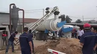 Rotex vacuum dryer test running