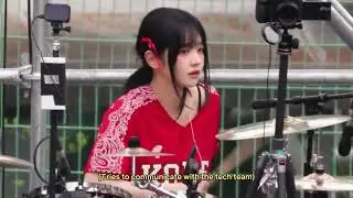 When Chodan's in-ears stopped working during a performance